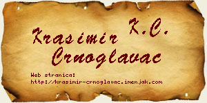 Krasimir Crnoglavac vizit kartica